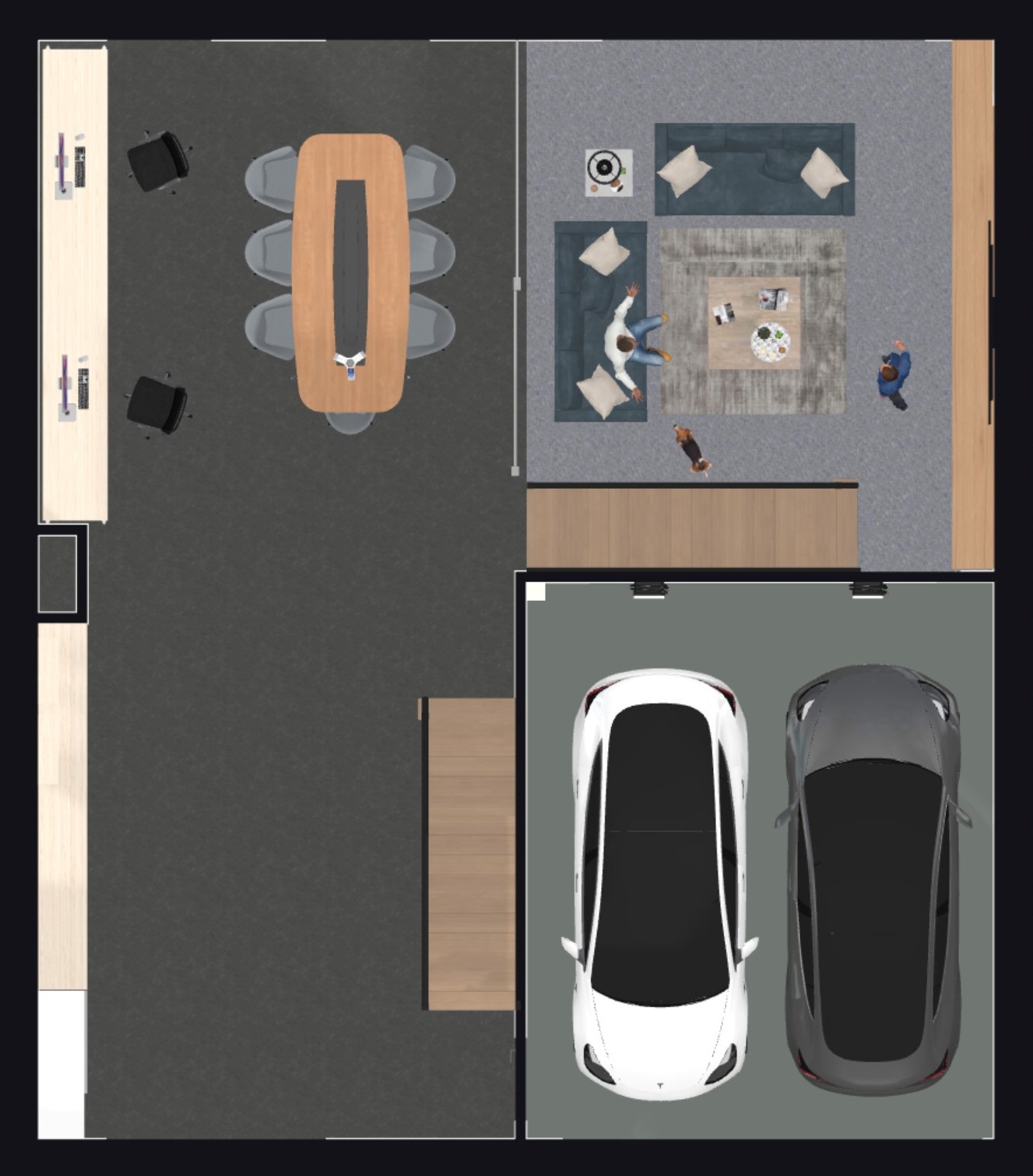 Plan Rez de Chaussée (entrée)